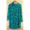 Image 1 : JEUNE JEUNESSE TEAL WITH BLACK PRINT WOMENS