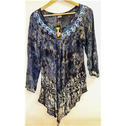 SHORELINE WOMENS 3/4 LENGTH FLARE BOTTOM SHIRT