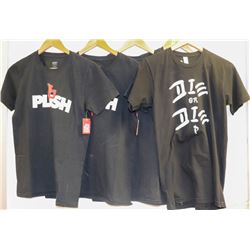 LOT OF 5 MENS SIZE S BLACK RED DRAGON PLUSH