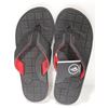 Image 1 : VOLCOM MENS BLACK/RED THONG SANDALS