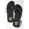Image 1 : VANS MALTA BLACK/GOLD WOMENS THONG SANDALS