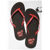 Image 1 : VANS MALTA RED/GOLD WOMENS THONG SANDALS