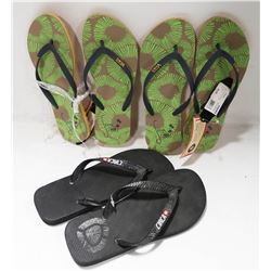 3 PAIRS OF UNISEX VANS/CIRCA THONG SANDALS