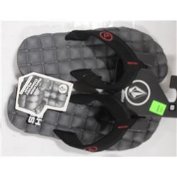 VOLCOM RECLINER BLACK/RED/GREY BROWN SQUISH