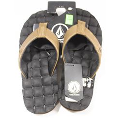 VOLCOM RECLINER LEATHER BLACK/BROWN SQUISH THIS