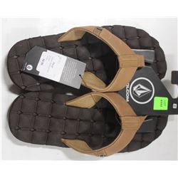 VOLCOM RECLINER LEATHER BROWN/LIGHT BROWN SQUISH