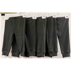 LOT OF 5 18MO BLACK ATHLETIC PANTS