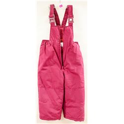 RAGSCALS 24 MO WINE COLOURED SNOW PANTS