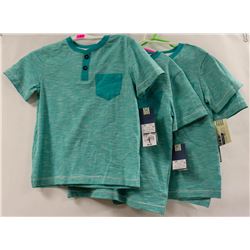 LOT OF 4 GENUINE KIDS OSH KOSH 4T TEAL BOYS