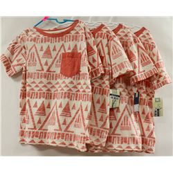 LOT OF 4 GENUINE KIDS OSH KOSH 5T ORANGE AZTEC