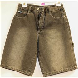 SOUTH POLE BOYS GREY DENIM SHORTS SIZE 14