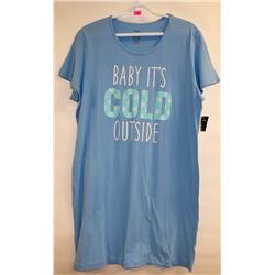 GEORGE WOMENS BABY ITS COLD OUTSIDE BABY BLUE