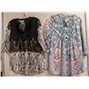 Image 1 : LOT OF 2 WOMENS 3/4 LENGTH SLEEVE BUTTON UP SHIRTS