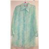 Image 1 : LORI WEIDNER EVENINGS SHEER LONG SLEEVE AQUA