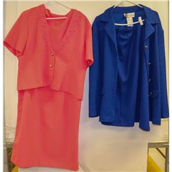LOT OF 2 WOMENS 2 PC SUITS ASSORTED