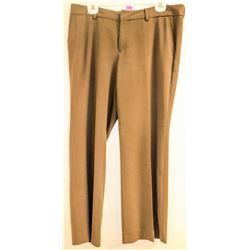 DONNA RIVIERA WOMENS BROWN DRESS PANT