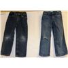 Image 1 : LOT OF 2 GEORGE BOYS JEANS DISTRESSED KNEE