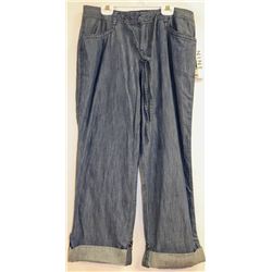 NINE & CO WOMENS DENIM STYLE LOUNGE PANT SIZE 4