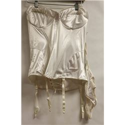 FARIS IVORY CORSET AND THONG SET SIZE 2XL