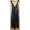 Image 1 : FARIS SHEER NAVY LONG NEGLIGEE