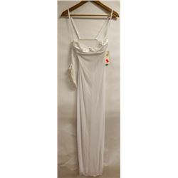 FARIS SHEER AND EMBROIDERED NEGLIGEE WITH THONG