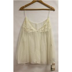 SHADOWLINE IVORY SHEER LINGERIE COVERLETTE