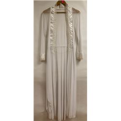 FARIS SHEER AND LACE ROBE SIZE S