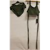 Image 1 : ZAN.STYLE WOMENS 2 PC OLIVE GREEN BATHING SUIT