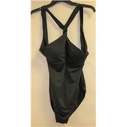 ZERACA WOMENS BLACK CRISS CROSS ONE PIECE