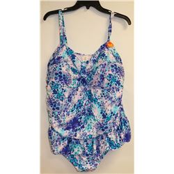 JACLYN SMITH BLUE/PINK/PURPLE LEOPARD PRINT