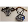 Image 1 : SWIMWEAR WOMENS 2 PC BLACK AND WHITE BIKINI