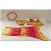 Image 1 : GIRLS 4 PC MERMAID BATHING SUIT SET SIZE 110CM
