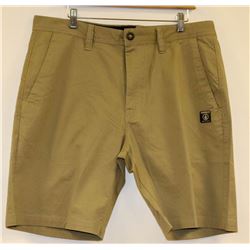VOLCOM MENS FRICKEN KHAKI SHORTS SIZE 36