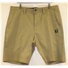 Image 1 : VOLCOM MENS FRICKEN KHAKI SHORTS SIZE 33