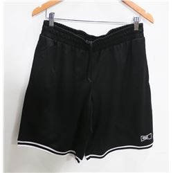 HUF MENS BLACK BASKETBALL SHORTS