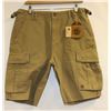 Image 1 : ELEMENT MENS KHAKI SHORTS SIZE 36