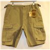 Image 1 : ELEMENT MENS KHAKI SHORTS SIZE 34