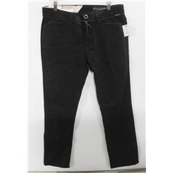 VOLCOM MENS GRITTER MODERN STRAIGHT FIT BLACK