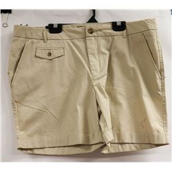 NICOLE MILLER WOMENS KHAKI SORTS SIZE 14