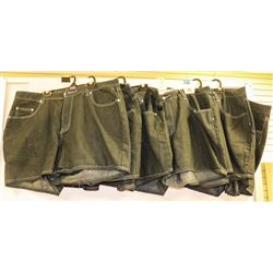 LOT OF 6 ASSORTED SIZE WOMENS DENIM SHORTS