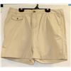 Image 1 : NICOLE MILLER WOMENS KHAKI SHORTS SIZE 10