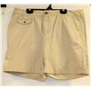 Image 1 : NICOLE MILLER WOMENS KHAKI SHORTS SIZE 10