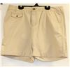 Image 1 : NICOLE MILLER WOMENS KHAKI SHORTS SIZE 6