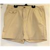 Image 1 : NICOLE MILLER WOMENS KHAKI SHORTS SIZE 12