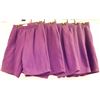 Image 1 : LOT OF 5 FRUIT OF THE LOOM PURPLE SWEAT SHORTS