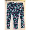 Image 1 : LOT OF 2 SHEECUTE JR GIRLS LEGGINGS NAVY BLUE