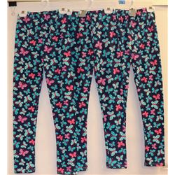 LOT OF 3 SHEECUTE JR GIRLS LEGGINGS NAVY BLUE