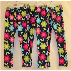 LOT OF 3 SHEECUTE JR GIRLS LEGGINGS NAVY BLUE