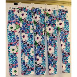 LOT OF 4 SHEECUTE JR GIRLS LEGGINGS BLUE