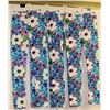 Image 1 : LOT OF 4 SHEECUTE JR GIRLS LEGGINGS BLUE